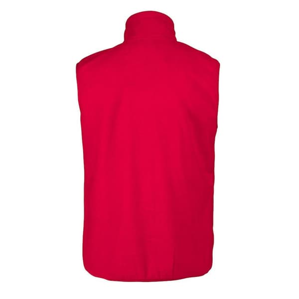 Printer RED Ärmlös Fleecetopp för Herrar Sideflip 4XL Röd Red 4XL