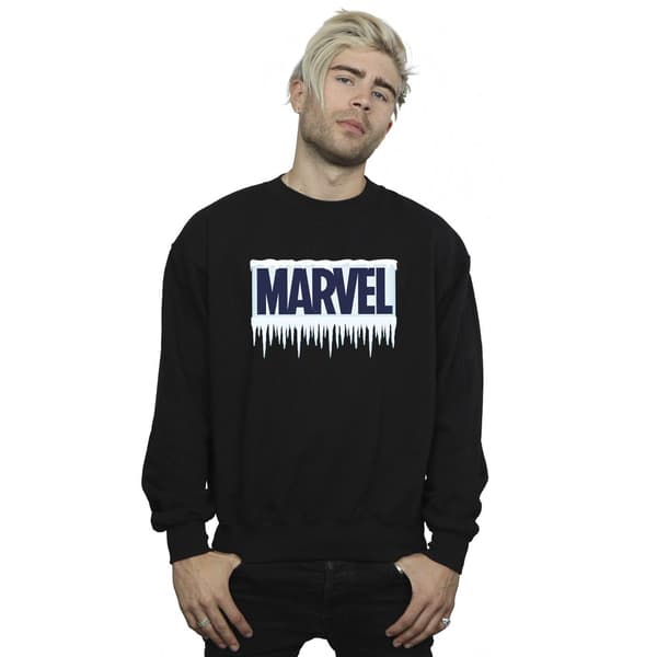 Marvel Icicle Logo Sweatshirt XL Svart Black XL