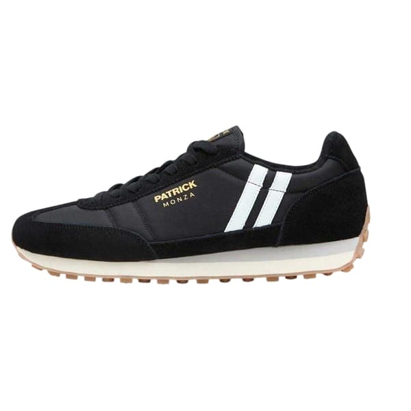 Patrick Herr Monza Double Stripe Mockaskor 7 UK Svart/Vit Black/White 7 UK