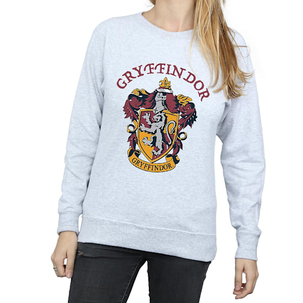 Harry Potter Dam/Kvinnor Gryffindor Heather Sweatshirt M Grå Grey M