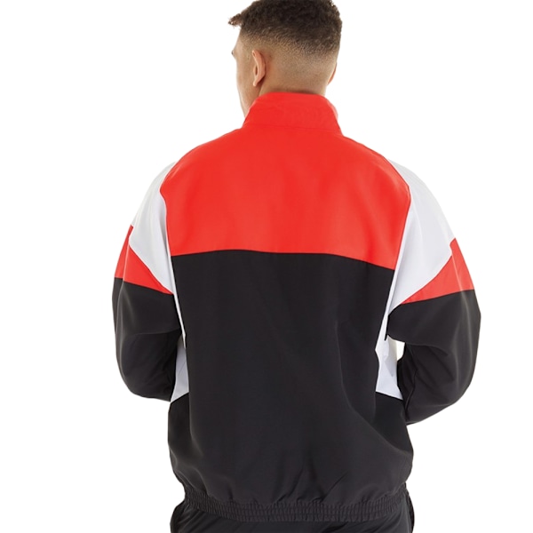 Adidas Herr Colourblock Träningsjacka XS Svart/Vit/Röd Black/White/Red XS