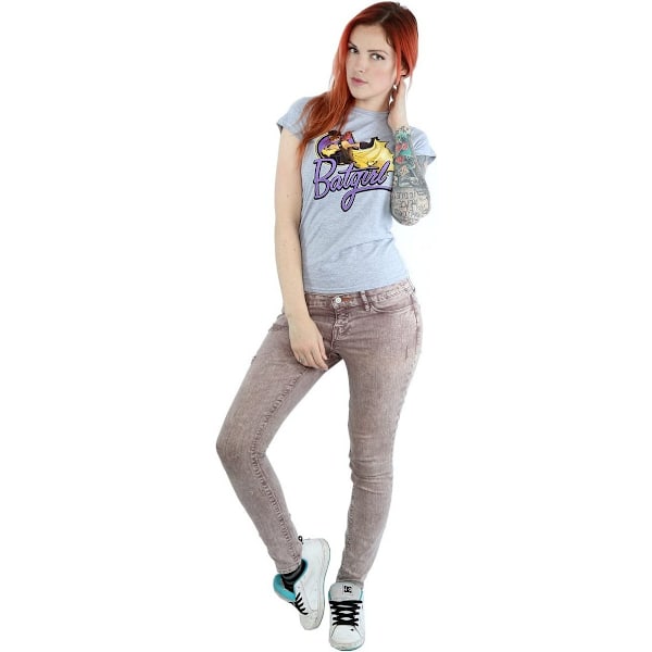 DC Bombshells Dam Batgirl Badge Heather T-shirt XXL H Heather Grey XXL