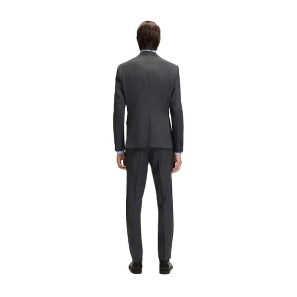 Boss Herrkostymjacka med skårad krage, normal passform, 34 i mörkgrått Dark Grey 34 in