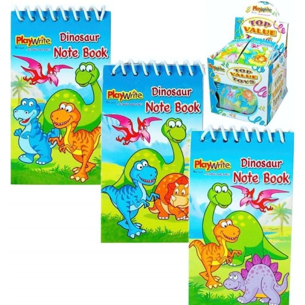 Playwrite Dinosaur Notebook (paket med 6) One Size Flerfärgad Multicoloured One Size
