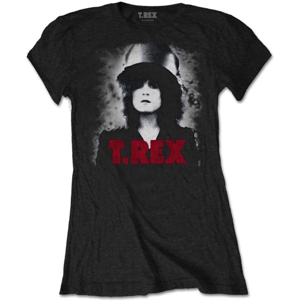 T-Rex Dam/Dam Slider bomull T-shirt M Svart Black M