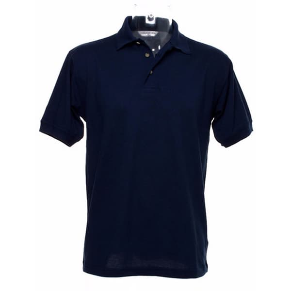 Kustom Kit Workwear Herr Kortärmad Polotröja M Marinblå Navy Blue M