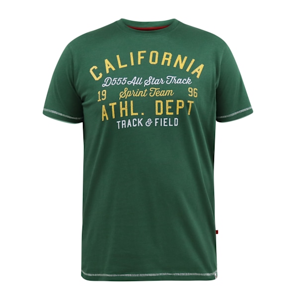 Duke Herr D555 Parnwell California Athletics Kingsize T-shirt 4 Green 4XL