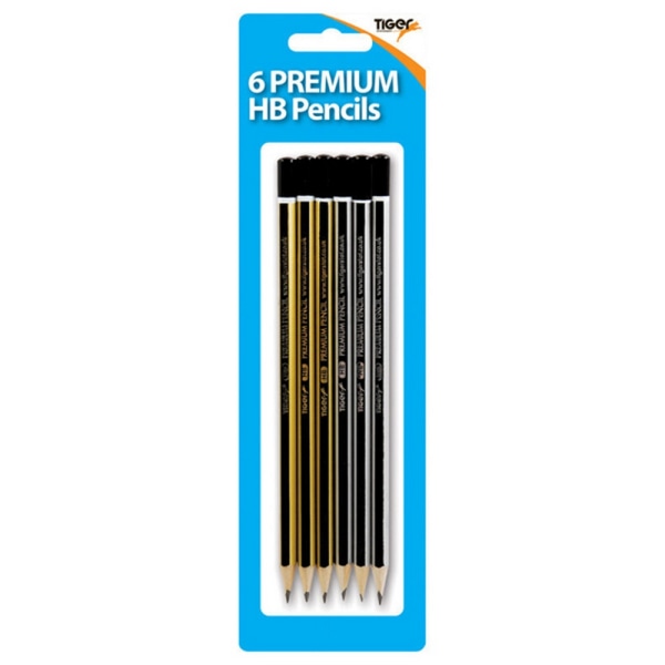 Tiger Stationery Premium HB Pencils En tub med 72 Assorted Assorted One Tub of 72