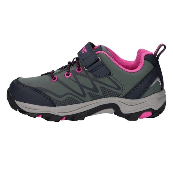 Hi-Tec Girls Blackout Low Cut Walking Shoes 10 UK Child Dark Fo Dark Forest/India Ink/Pink 10 UK Child