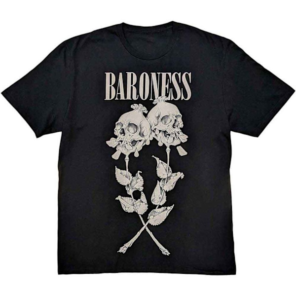 Baroness Unisex Adult Razor Bloom Back Print T-Shirt XXL Svart Black XXL