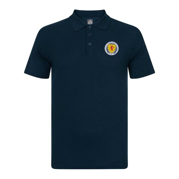 Scottish FA Herr Crest Pikétröja S Marinblå Navy Blue S