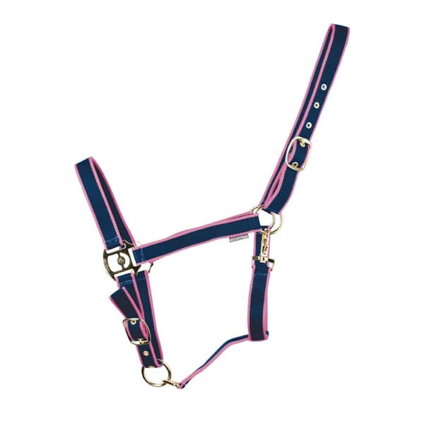 HYCONIC Hästgrimma Cob Marinblå/Rosa Navy/Pink Cob