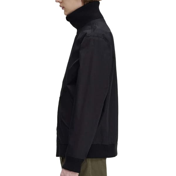 Fred Perry Herr Ribbad Tennis Bomberjacka M Svart Black M