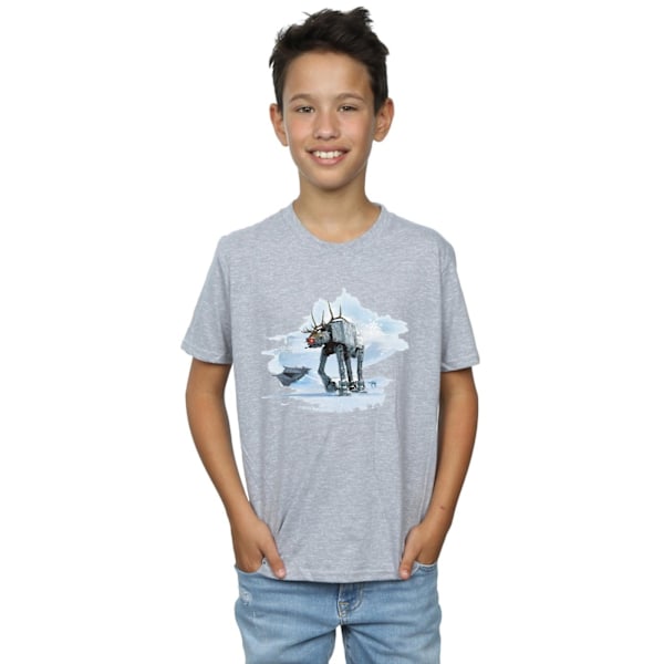 Star Wars Boys Jul AT-AT Ren T-shirt 12-13 år Spo Sports Grey 12-13 Years