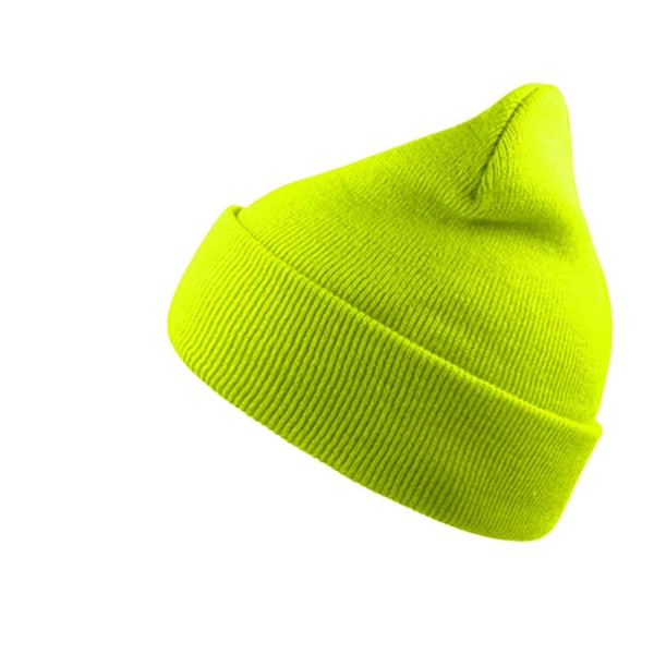 Atlantis Wind Double Skin Beanie Med Vändbar En Storlek Säkerhetsgul Safety Yellow One Size