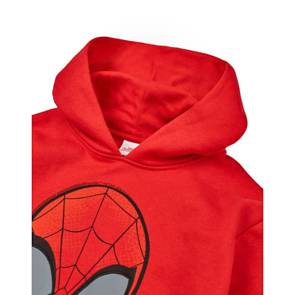 Spider-Man Barnhuvtröja med Huva 6-7 År Röd Red 6-7 Years