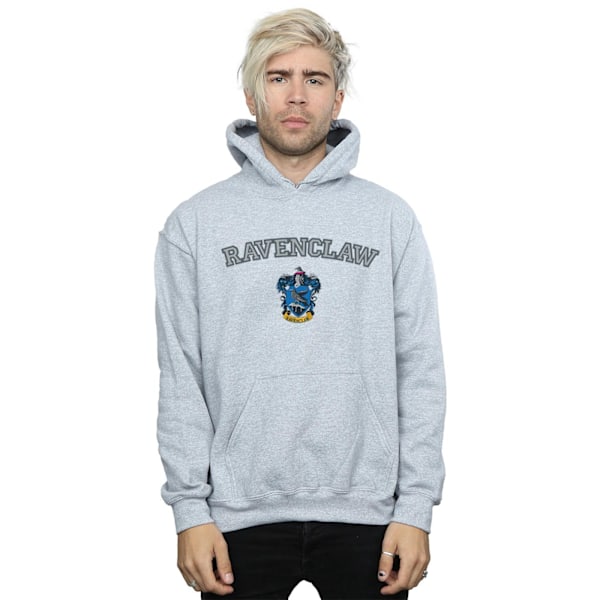 Harry Potter Ravenclaw Crest Hoodie M Sports Grey för män Sports Grey M