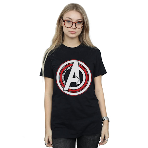 Marvel Dam/Kvinnor Avengers Endgame Whatever It Takes Symbol Black 4XL