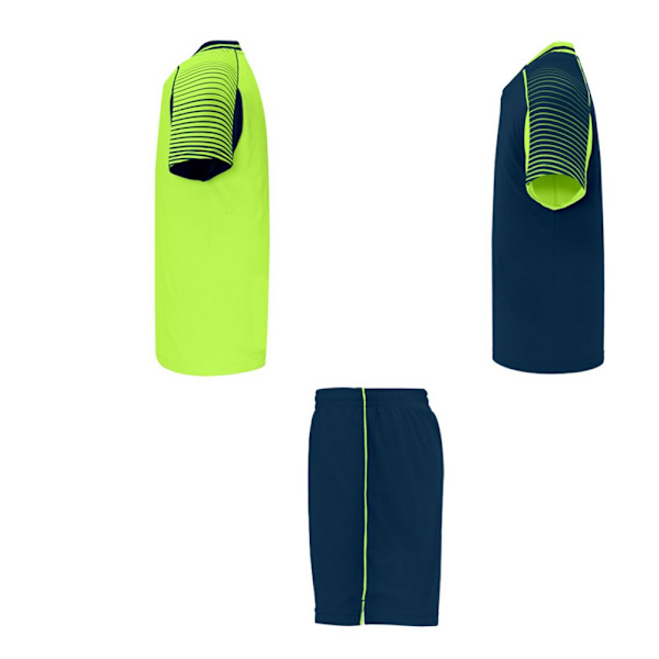 Roly Unisex Vuxen Juve Sport Sportset M Marinblå/Fluorescerande Grön Navy Blue/Fluro Green M