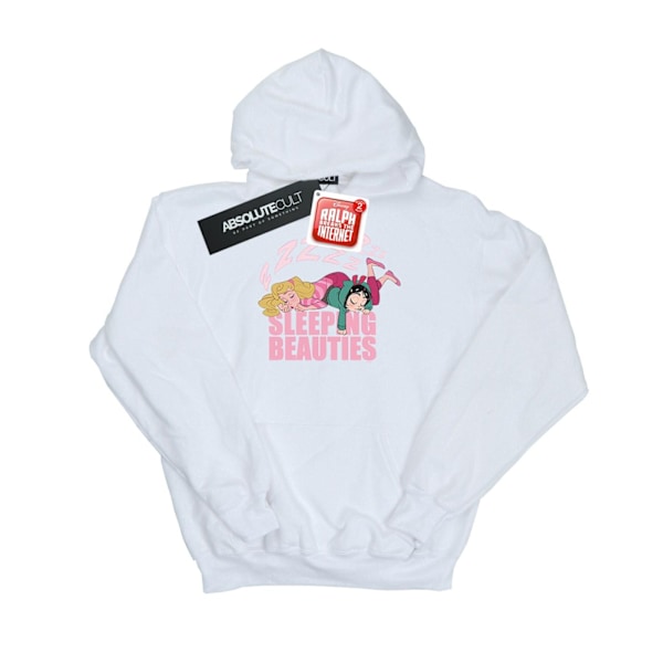 Disney Herr Wreck It Ralph Aurora Och Vanellope Hoodie S Vit White S