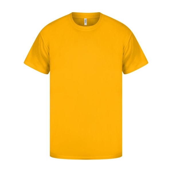 Casual Classics Original Tech T-shirt för män, gul, storlek M Yellow M