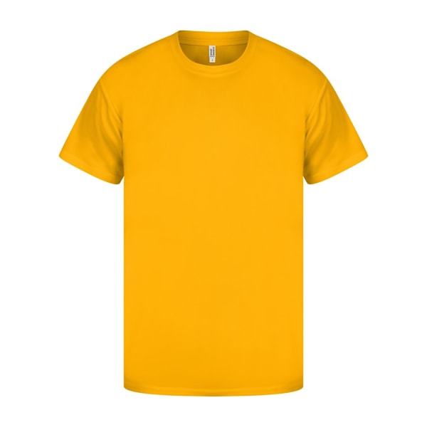 Casual Classics Original Tech T-shirt för män, gul, storlek M Yellow M