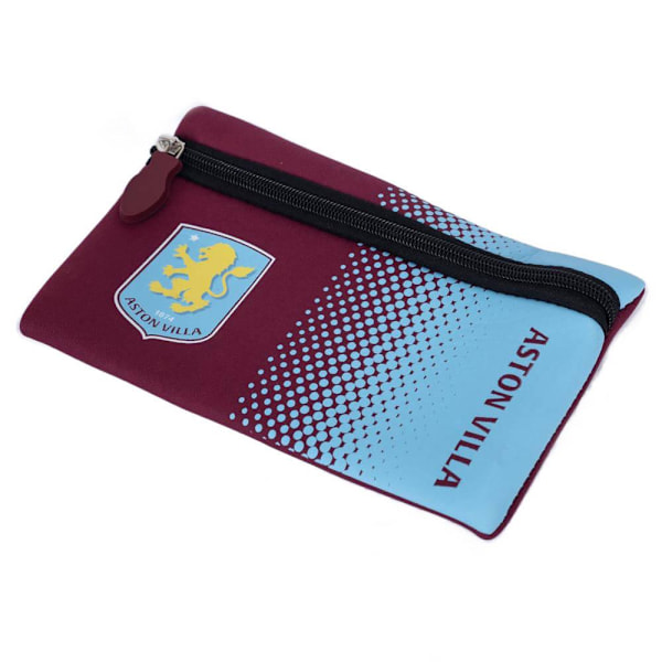 Aston Villa FC Fade Pennfodral One Size Vinröd/Himmelsblå Claret/Sky Blue One Size