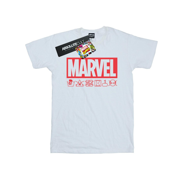 Marvel Herr Logo Wash Care T-shirt 5XL Vit White 5XL