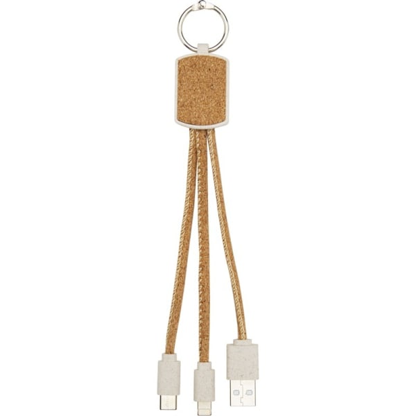Bates Cork 3 i 1 Laddningskabel One Size Naturlig Natural One Size