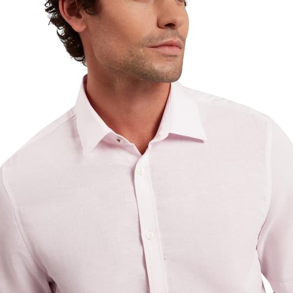 Ted Baker Herr Baker Regular Kortärmad Skjorta L Ljusrosa Light Pink L