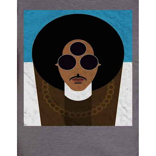 Prince Unisex Adult Art Official Age T-Shirt S Grå Grey S