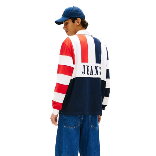 Tommy Jeans Herr Archive Pikétröja L Mörkblå Dark Navy L