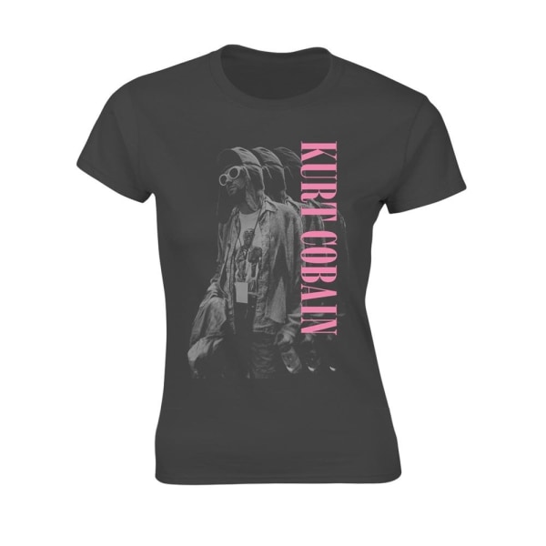 Kurt Cobain Stående T-shirt dam/dam M Grå Grey M
