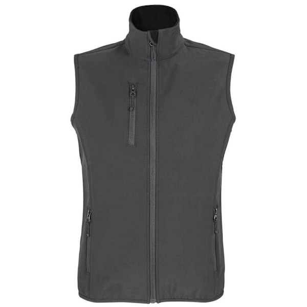 SOLS Dam/Kvinnor Falcon Softshell Återvunnen Body Warmer XXL Ch Charcoal XXL