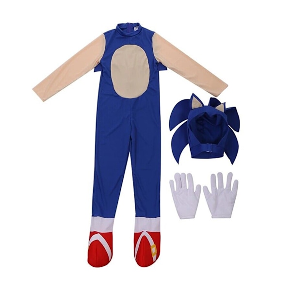 Sonic The Hedgehog Toddler Kostym 12-24 Månader Blå/Vit Blue/White 12-24 Months