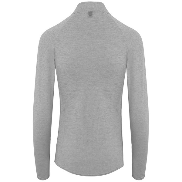 Awdis Cool-Flex Halvzip långärmad topp M Silver Grey Silver Grey M