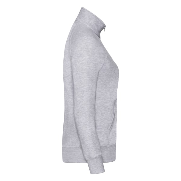 Fruit Of The Loom Dam/Kvinnors Lady-Fit Fleece Sweatshirt Jack Heather Grey XS