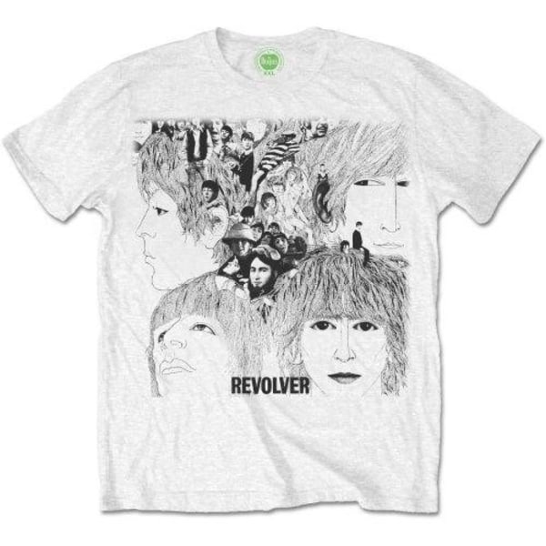 The Beatles Unisex Adult Revolver Album T-Shirt L Vit White L