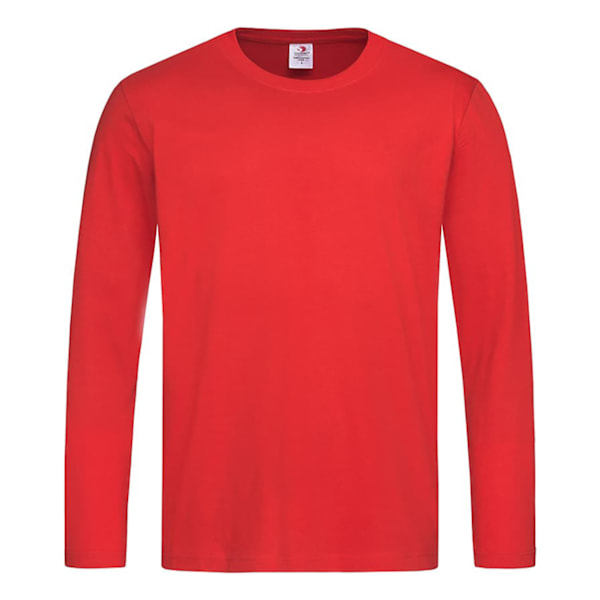 Stedman Classic Long Sleeved Tee M Scarlet Red för män Scarlet Red M
