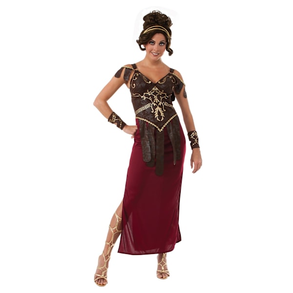 Bristol Novelty Dam/Dam Glamason Kostym S Röd/Brun Red/Brown S