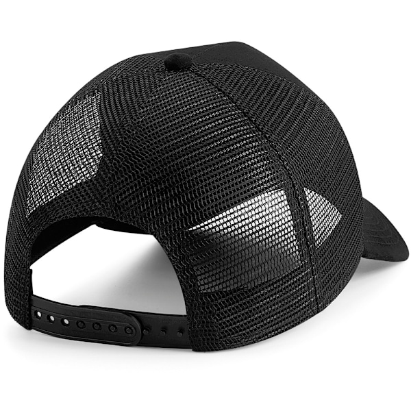 Beechfield Suede Snapback Trucker Cap One Size Svart Black One Size