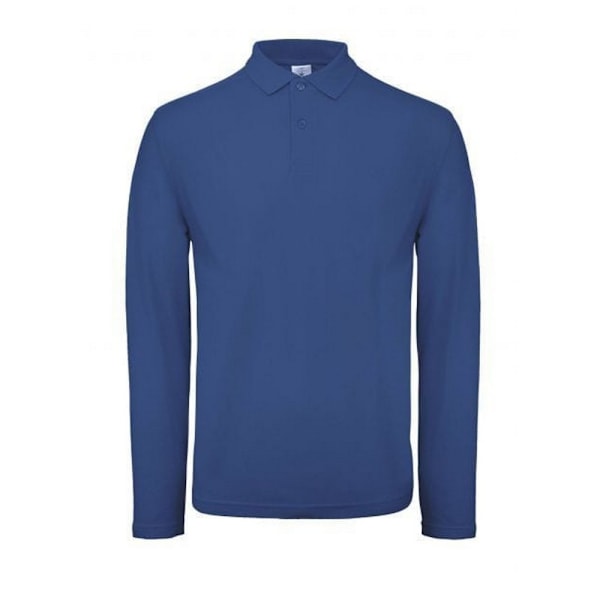 B&C ID.001 Herr Långärmad Polo XS Regal Blue Regal Blue XS