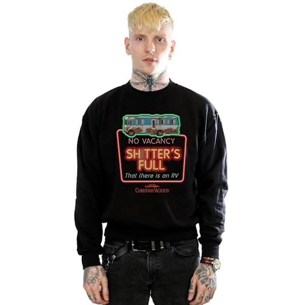 National Lampoon's Christmas Vacation Herr No Vacancy Sweatshirt Black M