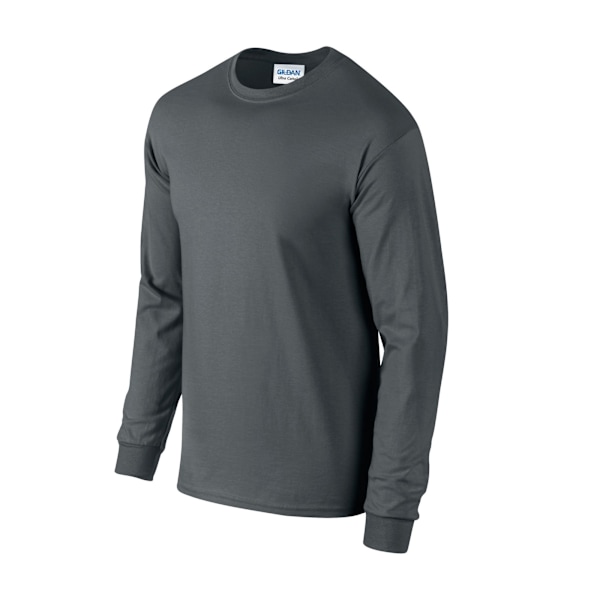 Gildan Unisex Vuxen Ultra Plain Bomull Långärmad T-shirt 4XL Charcoal 4XL
