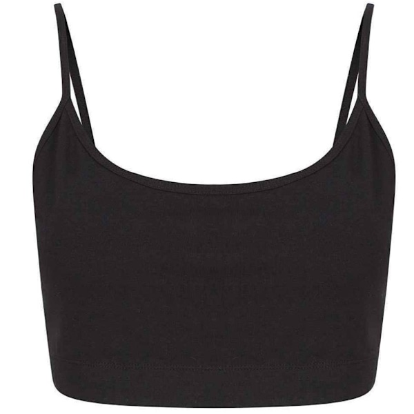 SF Dam/Kvinnor Hållbar Croppad Linne S Svart Black S