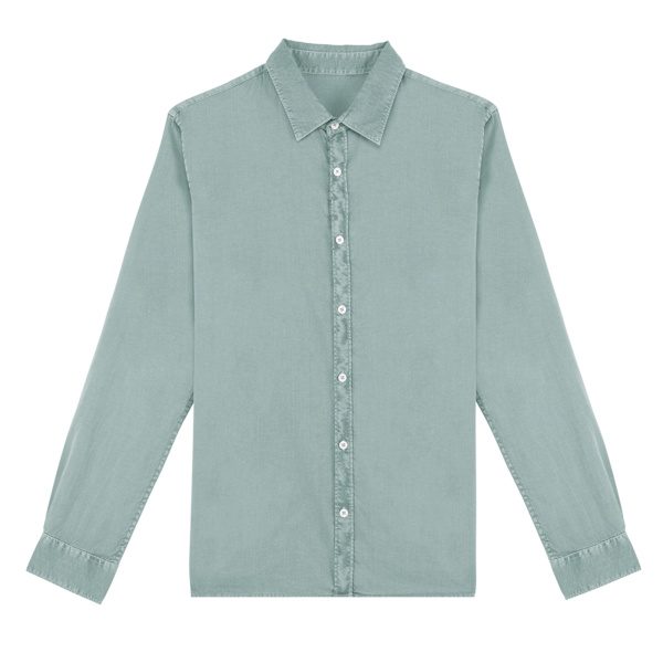 Native Spirit Dam/Kvinnor Tvättat Långärmad Skjorta XS Jade G Jade Green XS