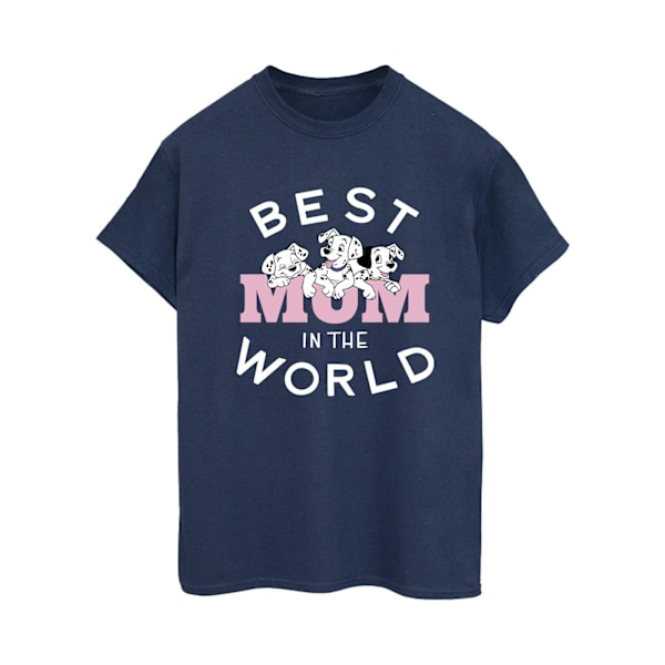 Disney Dam/Damer 101 Dalmatiner Bästa Mamma I Världen Cotto Navy Blue L