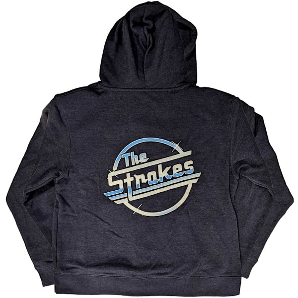 The Strokes Unisex Adult OG Magna Full Zip Hoodie L Marinblå Navy Blue L