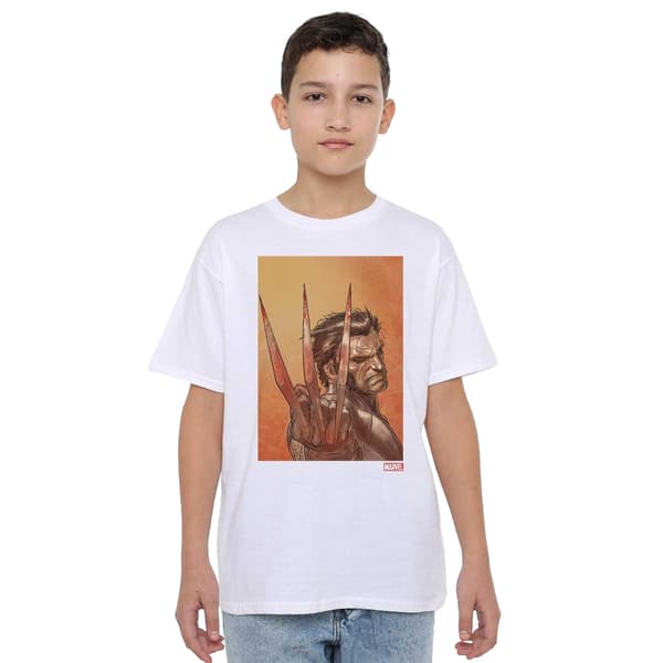 Marvel Barn/Barn X-Men Ready Wolverine T-Shirt 3-4 År W White 3-4 Years