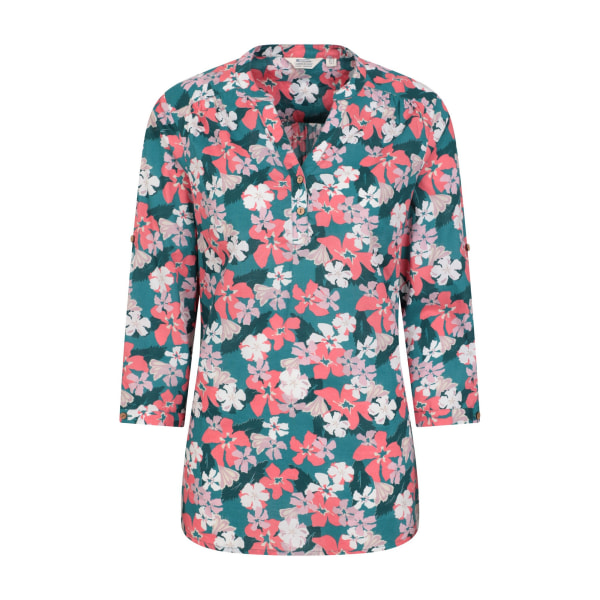 Mountain Warehouse Womens/Ladies Petra Floral 3/4 Sleeve Shirt Mixed 10 UK
